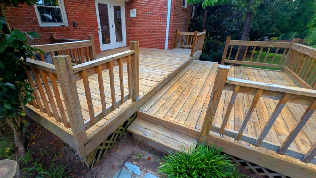 Wooden Deck Restored